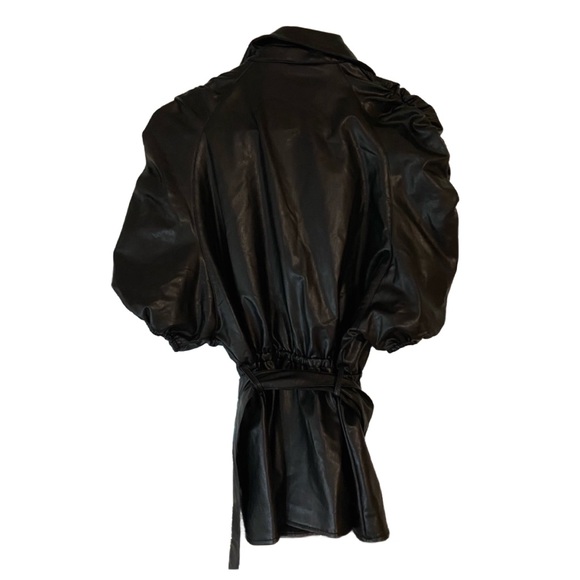 Scoop NYC Leather top - Picture 2 of 3